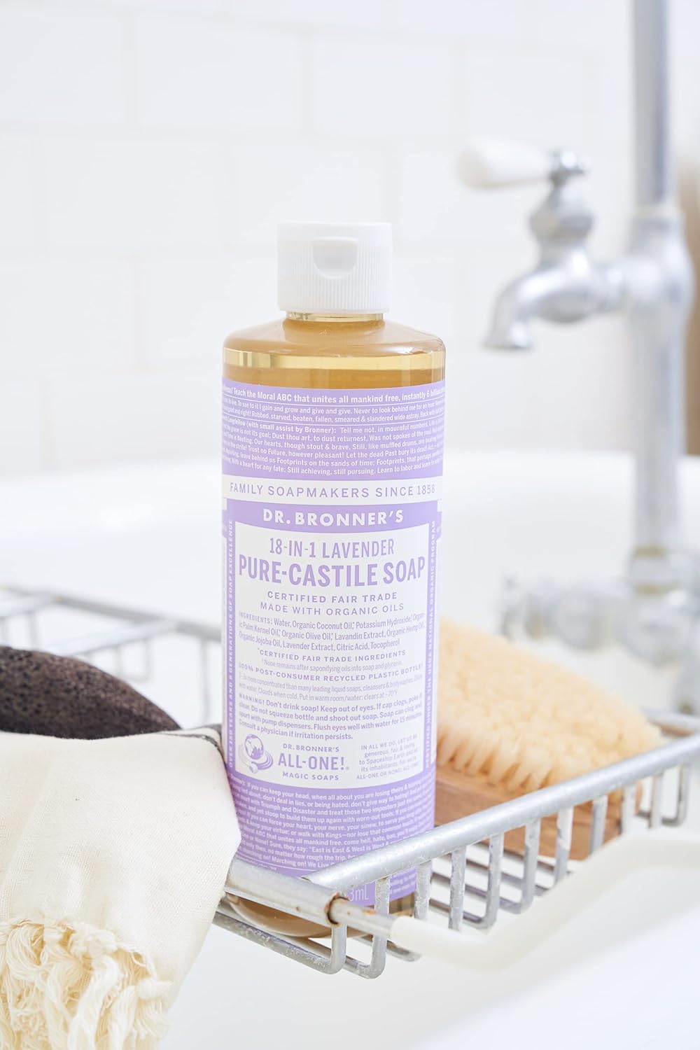 Dr. Bronner's Organic Liquid Soap Lavender 240 ml