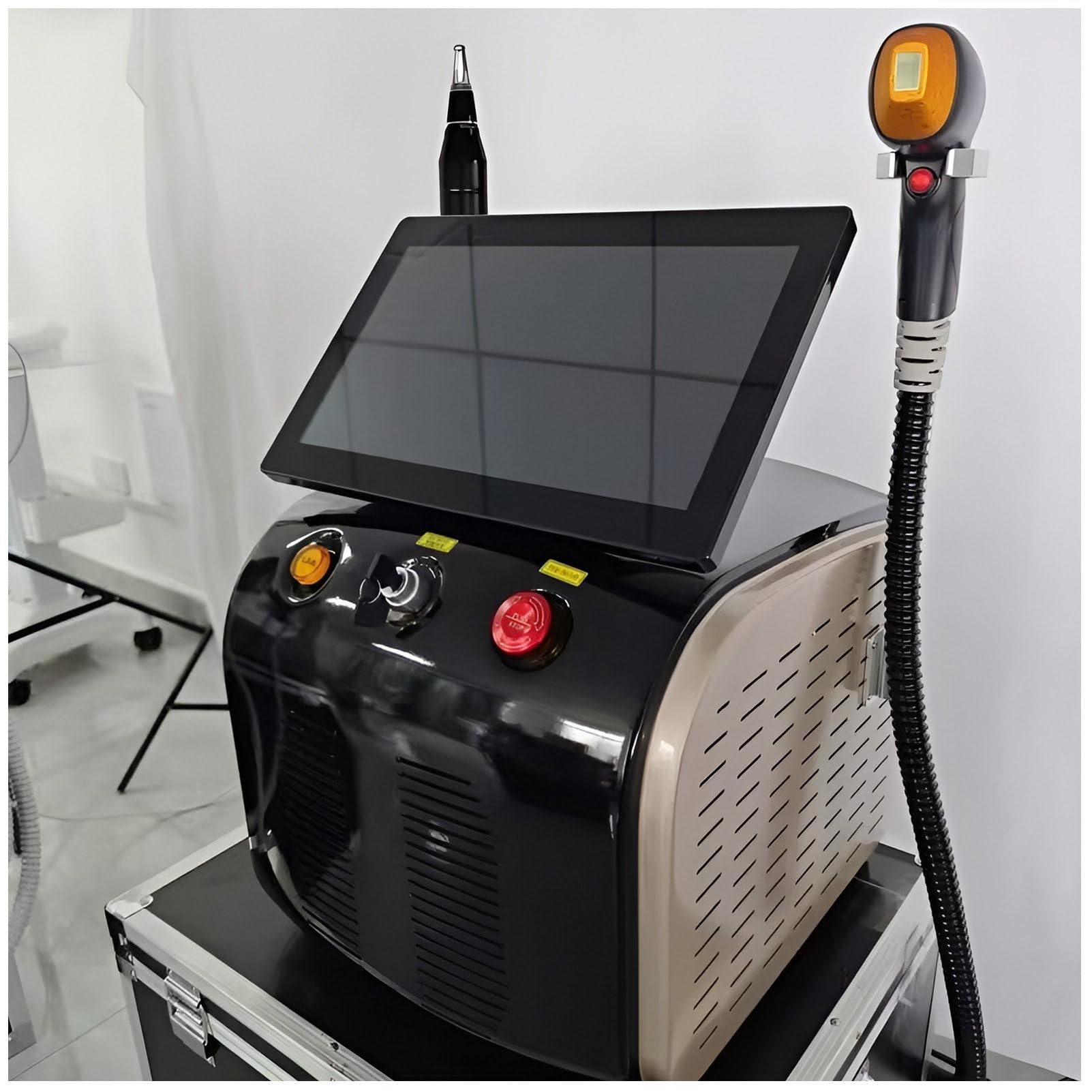 Macchina per la depilazione Laser a diodi 2 in 1 con manipolo ND YAG a picosecondi, | 755/808/1064 nm 3 λ epilazione permanente, rimozione tatuaggi & macchie pigmentarie, dispositivo estetico saloni pro