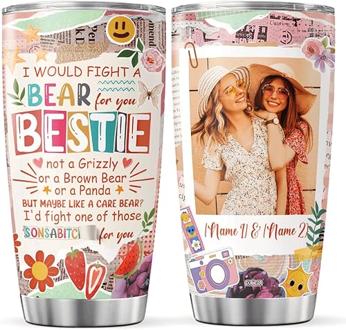 Miniatura 28 de CUBICER Vasos de café personalizados con tapa, fotos personalizadas, taza de acero inoxidable, citas con nombre personalizado, tazas aisladas