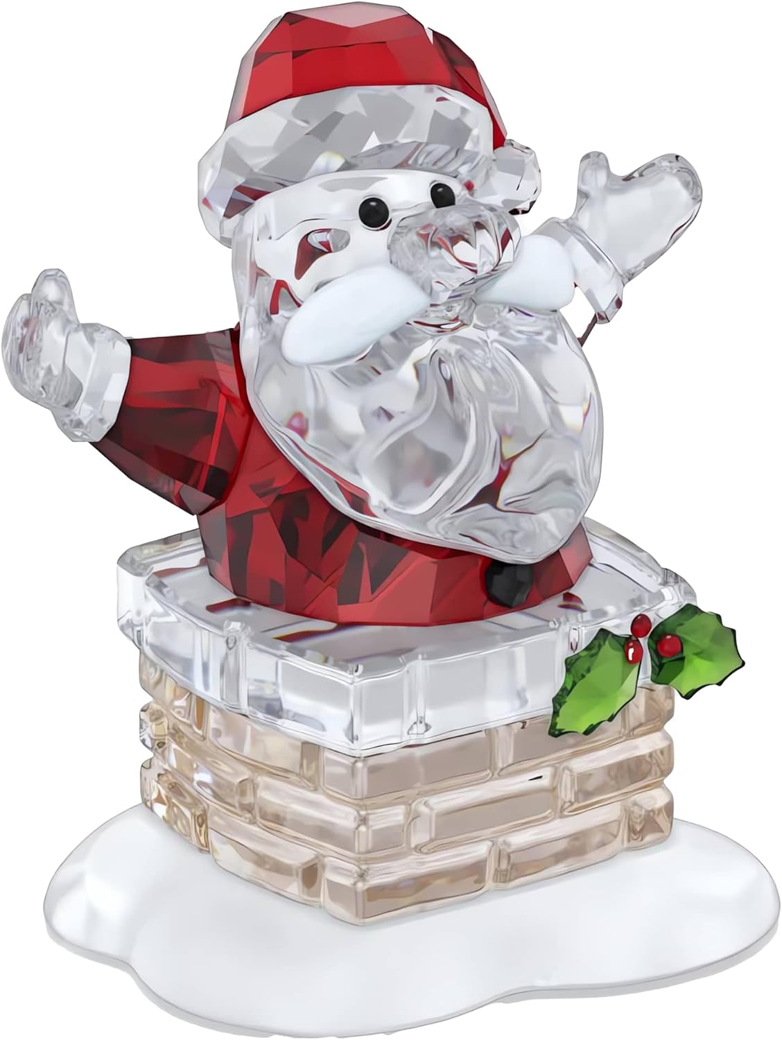 Swarovski Holiday Cheers Santa Claus and Chimney