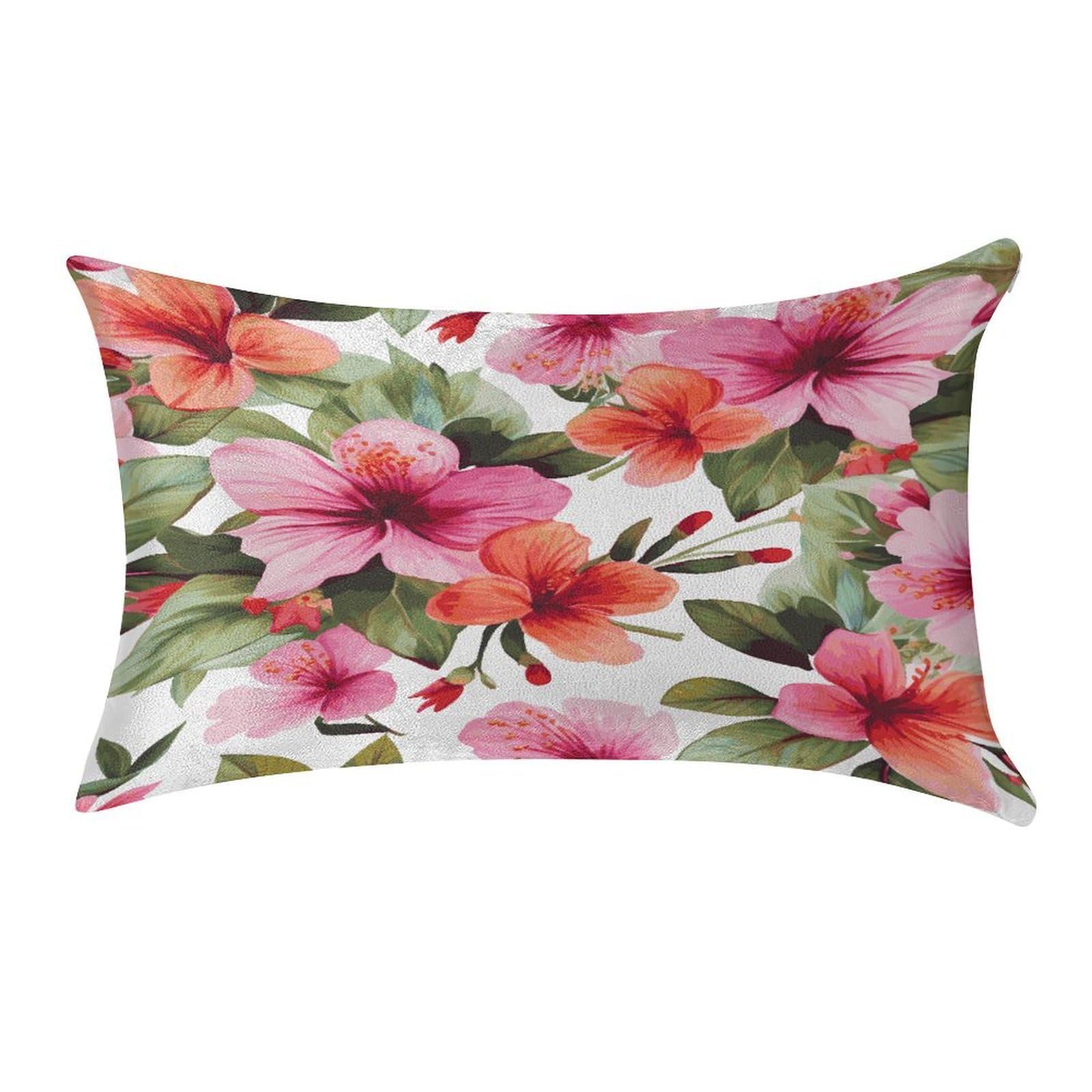 Btcowzrv Style Hawaiian Flower Print1 Pillow Cover Pillow Case Pillowcase