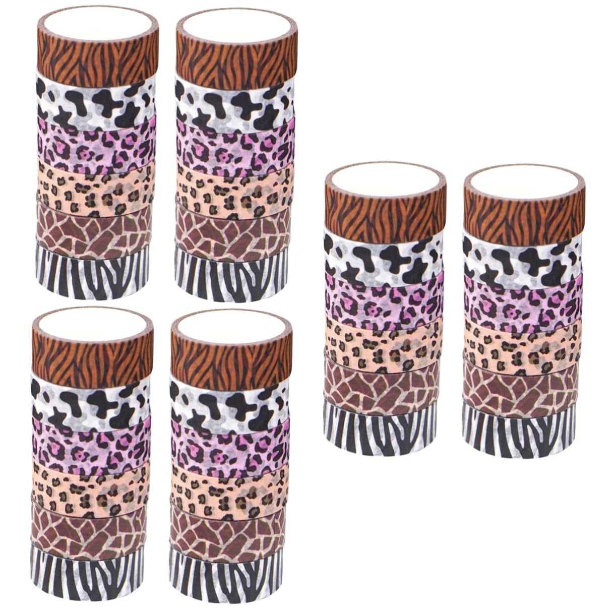 SEWACC 36 Rollos Adhesiva Album Pegatinas Scrapbooking Pegatinas Decorativas estetica Etiqueta engomada del álbum de Bricolaje Suministros de Fiesta Cintas Autoadhesivas Papel