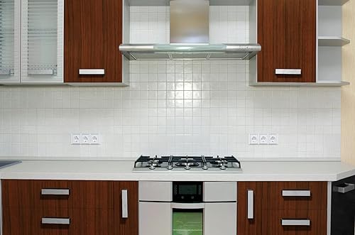 Miniatura 7 de VVIVID Rollo de vinilo texturizado con acabado de madera de roble de 12 x 48 pulgadas para muebles de oficina en casa, bricolaje, sin ensuciar,