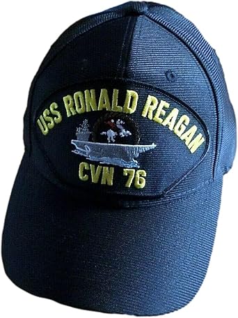 EAGLE CREST USS Ronald Reagan CVN-76 Cowboy Navy Ship HAT USA Made