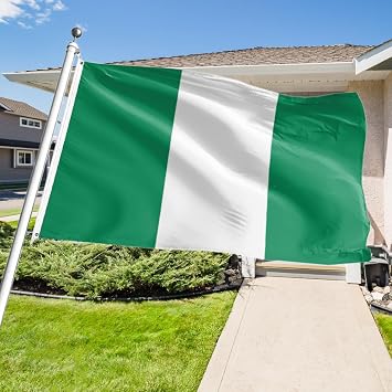 Nigeria Flag 3x5 ft 90x150 cm Nigerian National Banner 2 Brass Grommets