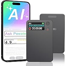 AI Voice Recorder, Transcribe &amp; Summarize by ChatGPT, Digital Recorder Device with Playback for Lectures, Meetings, Calls, Support 107 Languages, 64GB Memory, APP Control