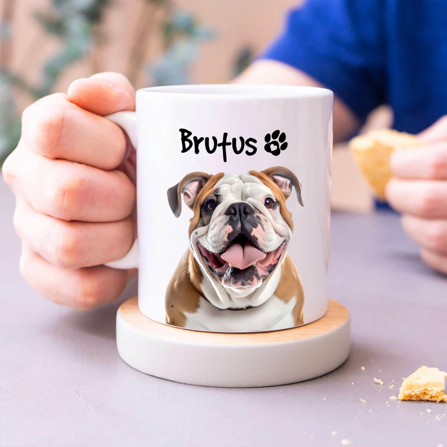 バーベキュー・調理用品 bulldog brand mini mug Old.New Amazon.com: English Bulldog Coffee Mug, Personalized English
