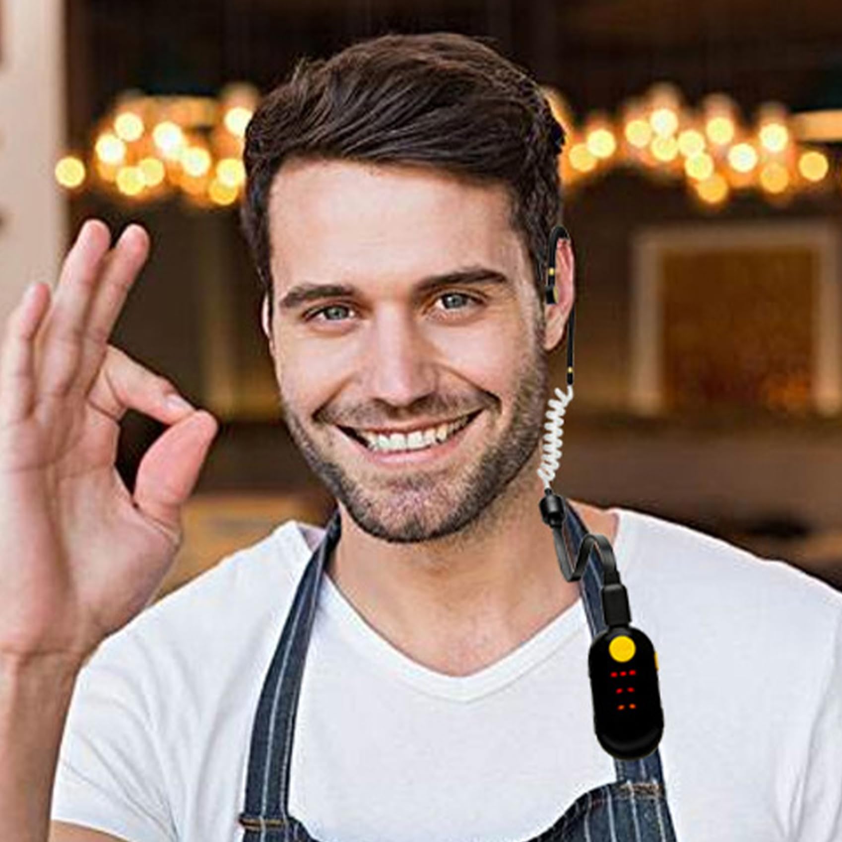 Mini walkie talkie 2 pezzi ricetrasmettitore FM portatile piccoli walkie talkie per ristoranti supermercato ospedale turismo