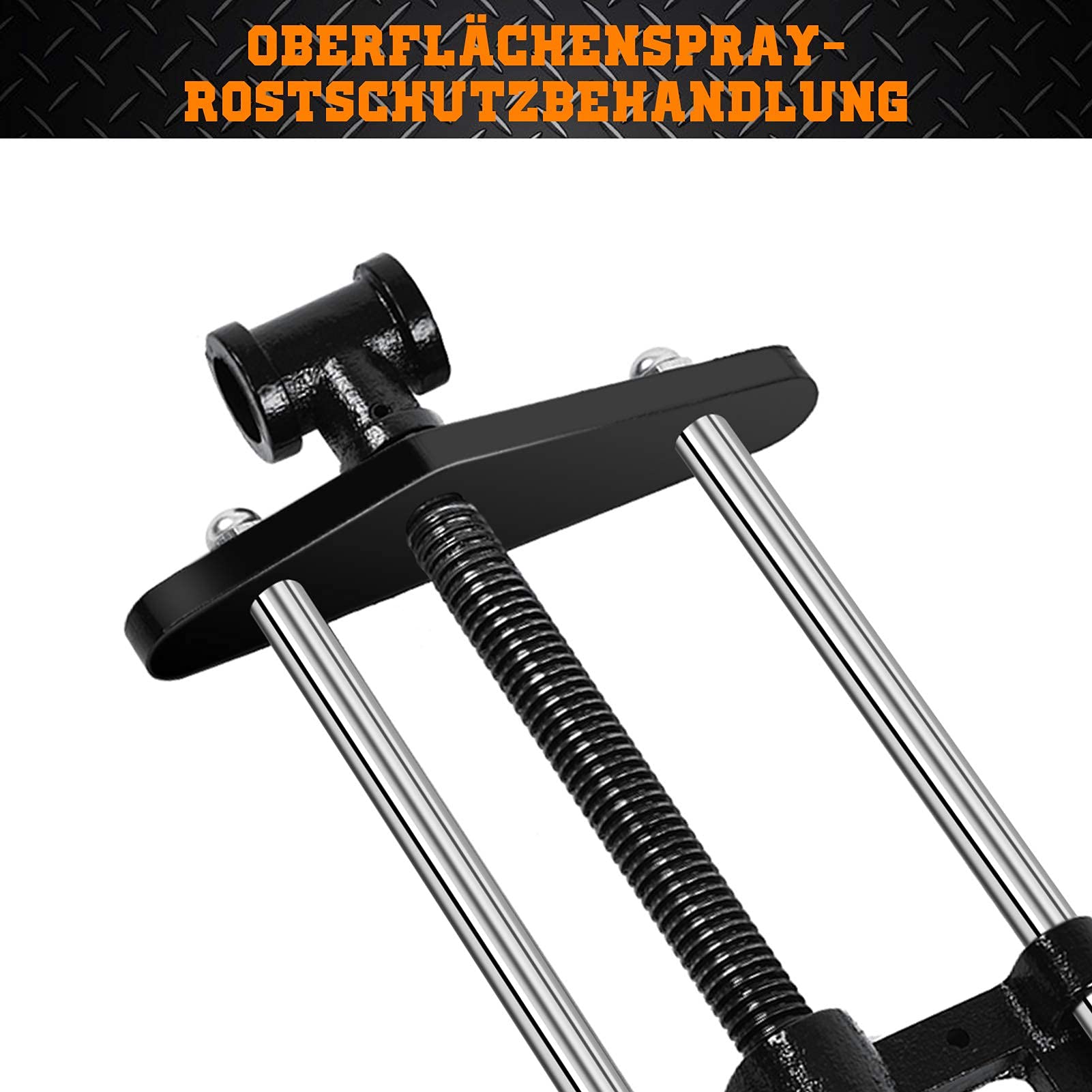 Étau ultra-robuste pour établi d'atelier - 26,7 cm - étau en métal résistant et antidérapant pour le travail du bois - convient pour un usage résidentiel ou commercial
