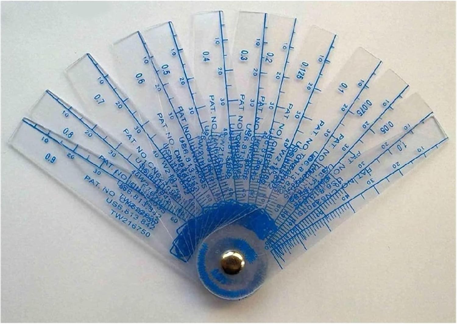 Feeler Gauges 26 Blades Feeler Gauges Metric Measurement 0.02 to 4mm