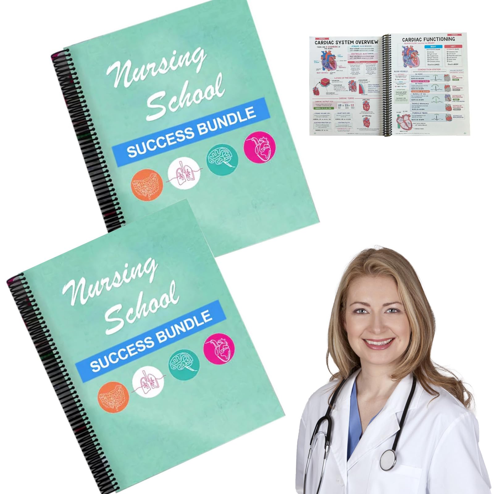 Cahier de notes Success Made Paper Tincasen Nursing School Bundle (2pcs)