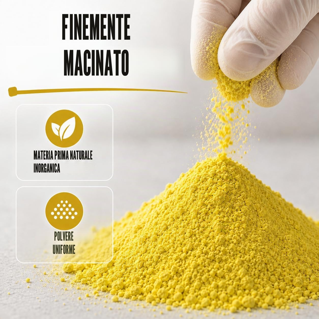 GiDeli Zolfo in polvere 5 kg inorganico 99,9% fine per l'industria cosmetica per la cura del suolo, piante zolfo nel secchio