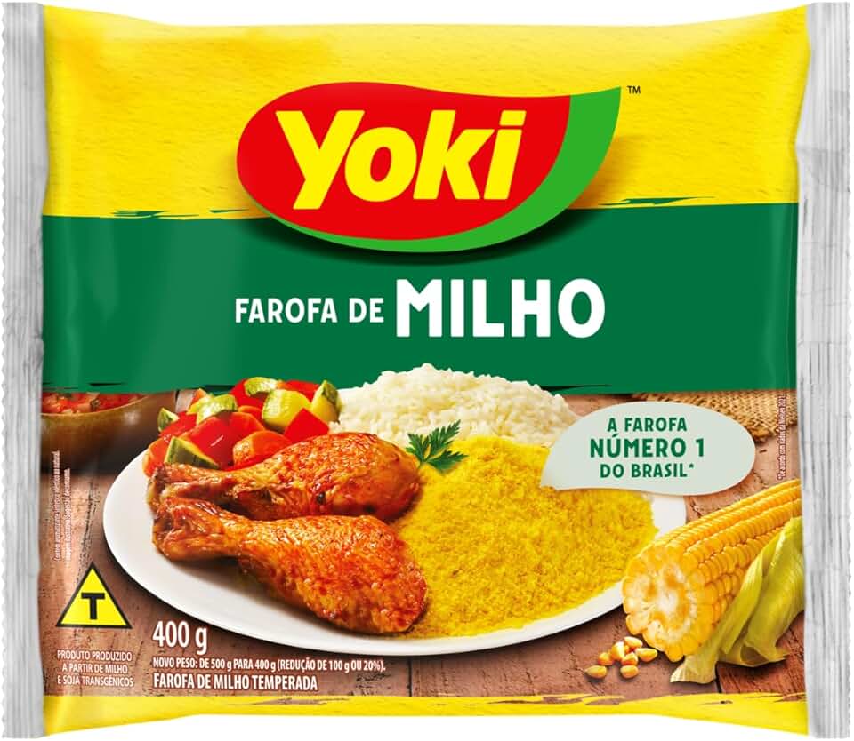 Farofa de Milho Yoki Pacote 400g