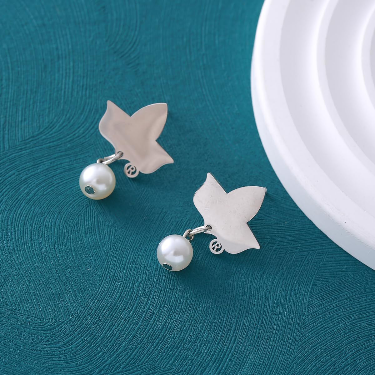 Stainless Steel Sorority Paraphernalia Gift Pearl ALPHA Earrings Greek Sisterhood Graduation Soror Jewelry For Women - Image 5