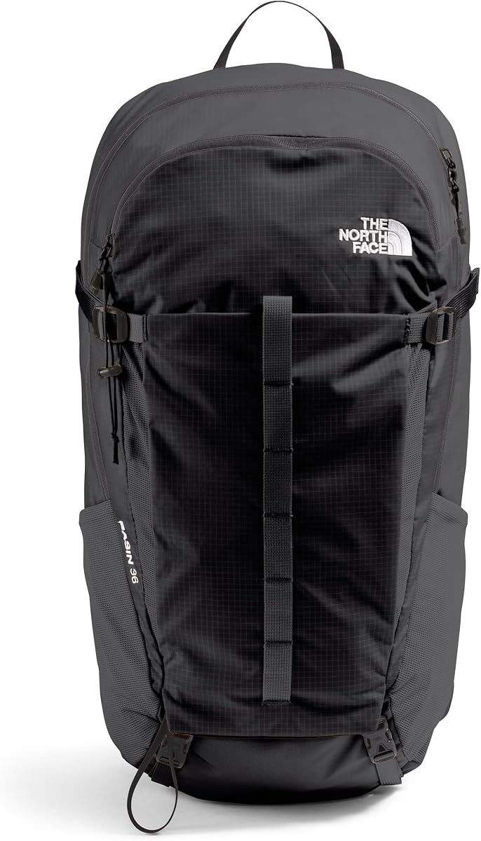 Basin 36 Liter Tech Daypack with Rain Cover, Blk, 36L | Padded Hipbelt, Chest Strap, Hiking Pole Attachment