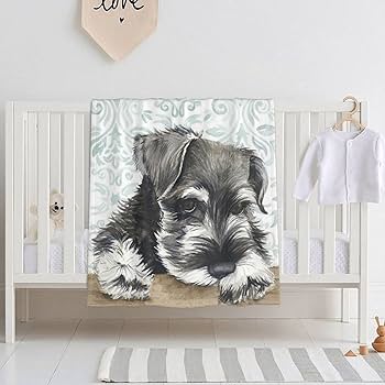 シュナウザー毛布セット シュナウザー毛布セット シュナウザーブランケット毛布