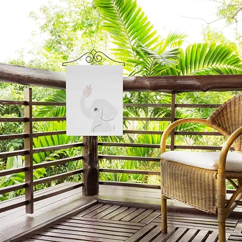 Miniatura 7 de 3 piezas resistentes para mástil de bandera de jardín, accesorios de metal duradero para colgar banderas al aire libre, soporte de poste de bandera