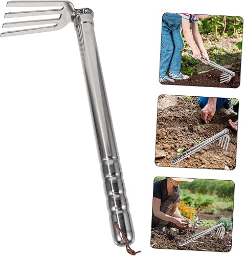 Miniatura 9 de Milisten Azada de jardín, azada de excavación, herramienta agrícola, plantación, azada, agricultura, azada de jardinería al aire libre, azada de