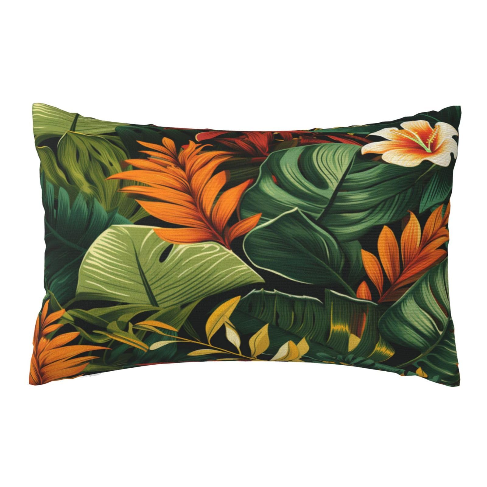 Waterproof Outdoor Cushion Covers - Tropical 30cm X 50cm Set of 2, Vintage Garden Throw Pillow Covers, Decorative Pillows for Car Patio Home Decor 12x20 Inch, Z408