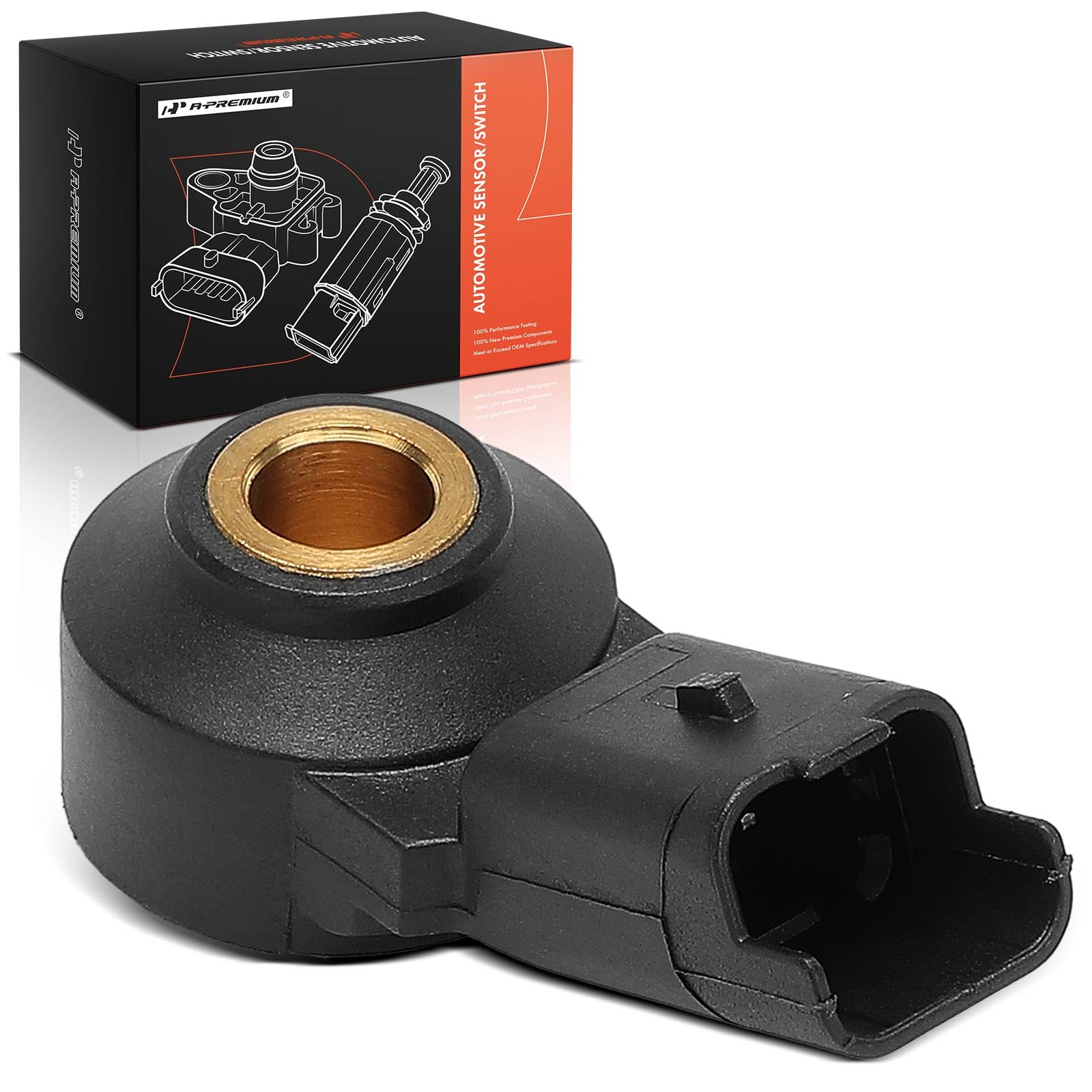 A-Premium Ignition Knock Detonation Sensor Compatible with Mini Cooper 2015-2016 1.5L, Cooper 2007-2016 1.6L, Cooper 2015-2016 2.0L, Cooper Countryman