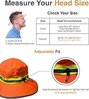 Vista 33 de GearTOP Safari Sun Hat for Men and Sun Hats for Women UV Protection UPF 50+ Hiking, Gardening, Fishing