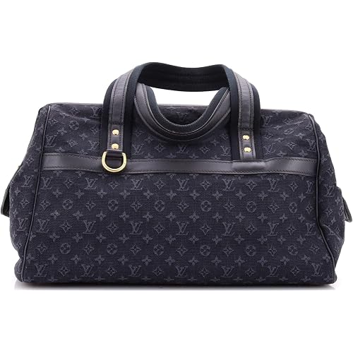 Louis Vuitton, Pre-Loved Josephine Handbag Mini Lin GM, Blue