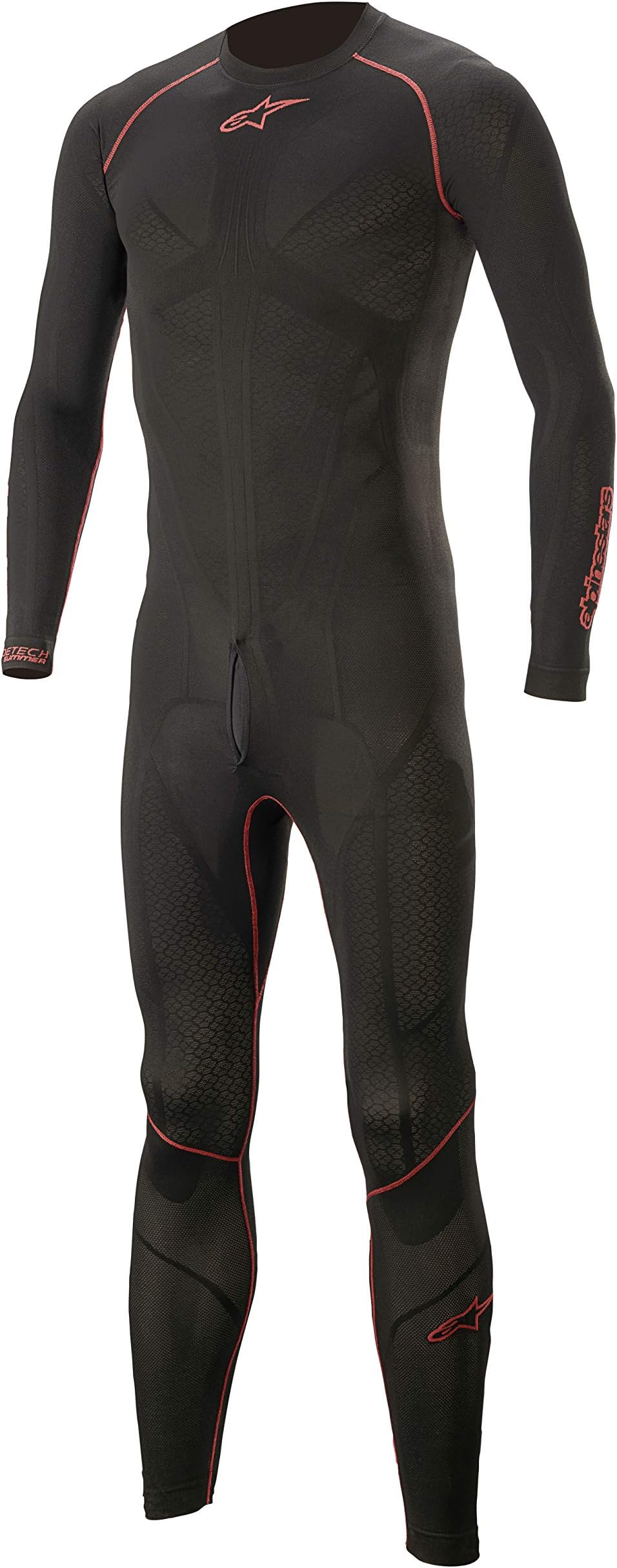 Alpinestars Street Wear Ride Tech 1 PC UNDERSUIT Black/Red