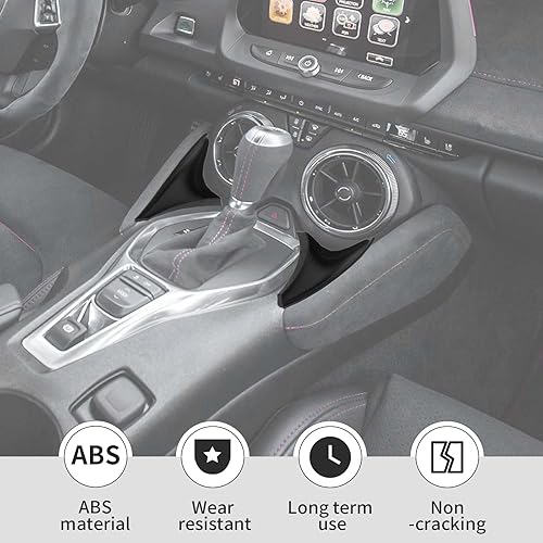 Miniatura 2 de Linskip Organizador de almacenamiento de consola central compatible con Chevrolet Camaro 2016-2023 2024, para bandeja de almacenamiento de palanca