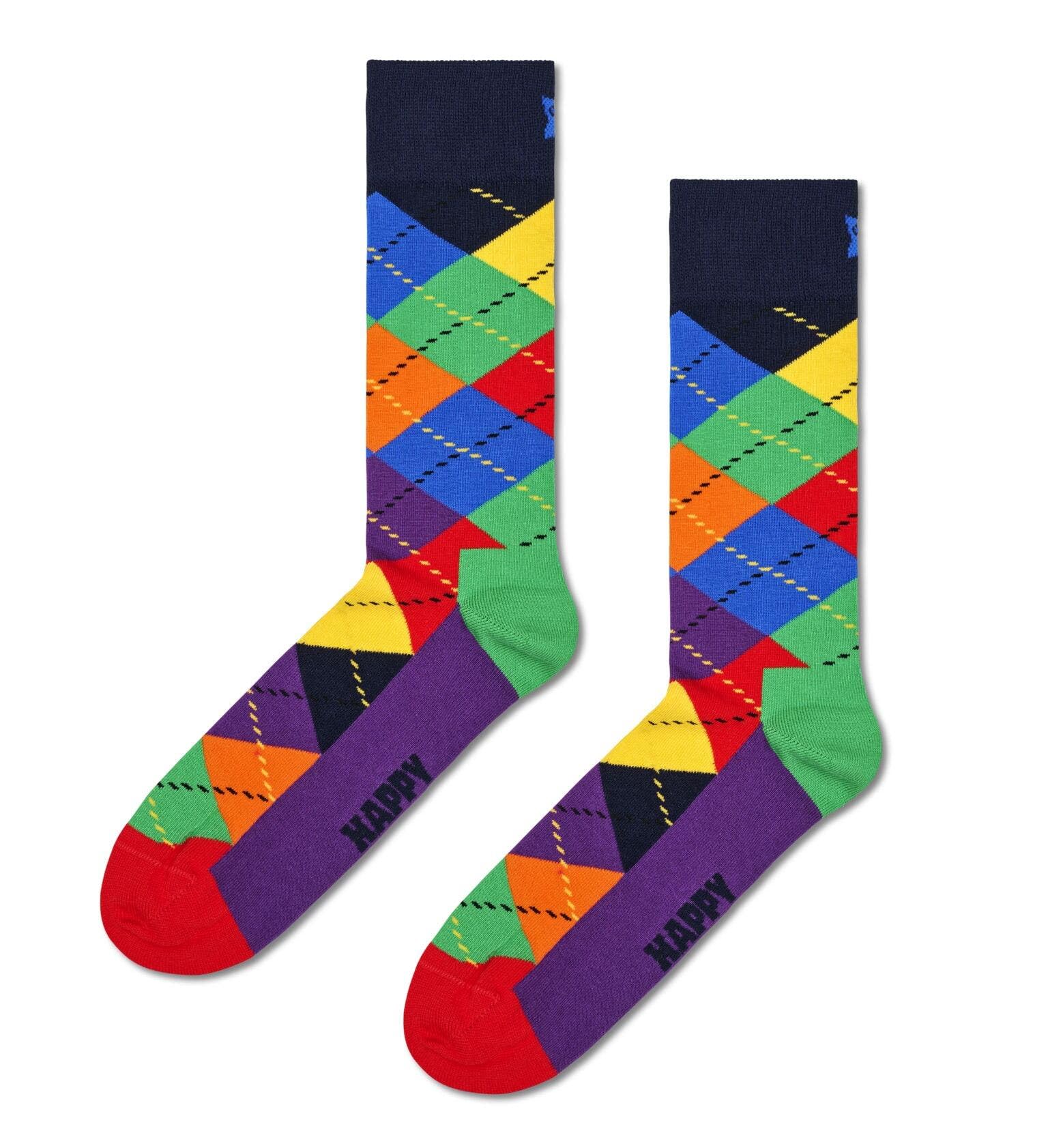 Happy Socks, 4-pak skarpetek na prezent dla mężczyzn i kobiet