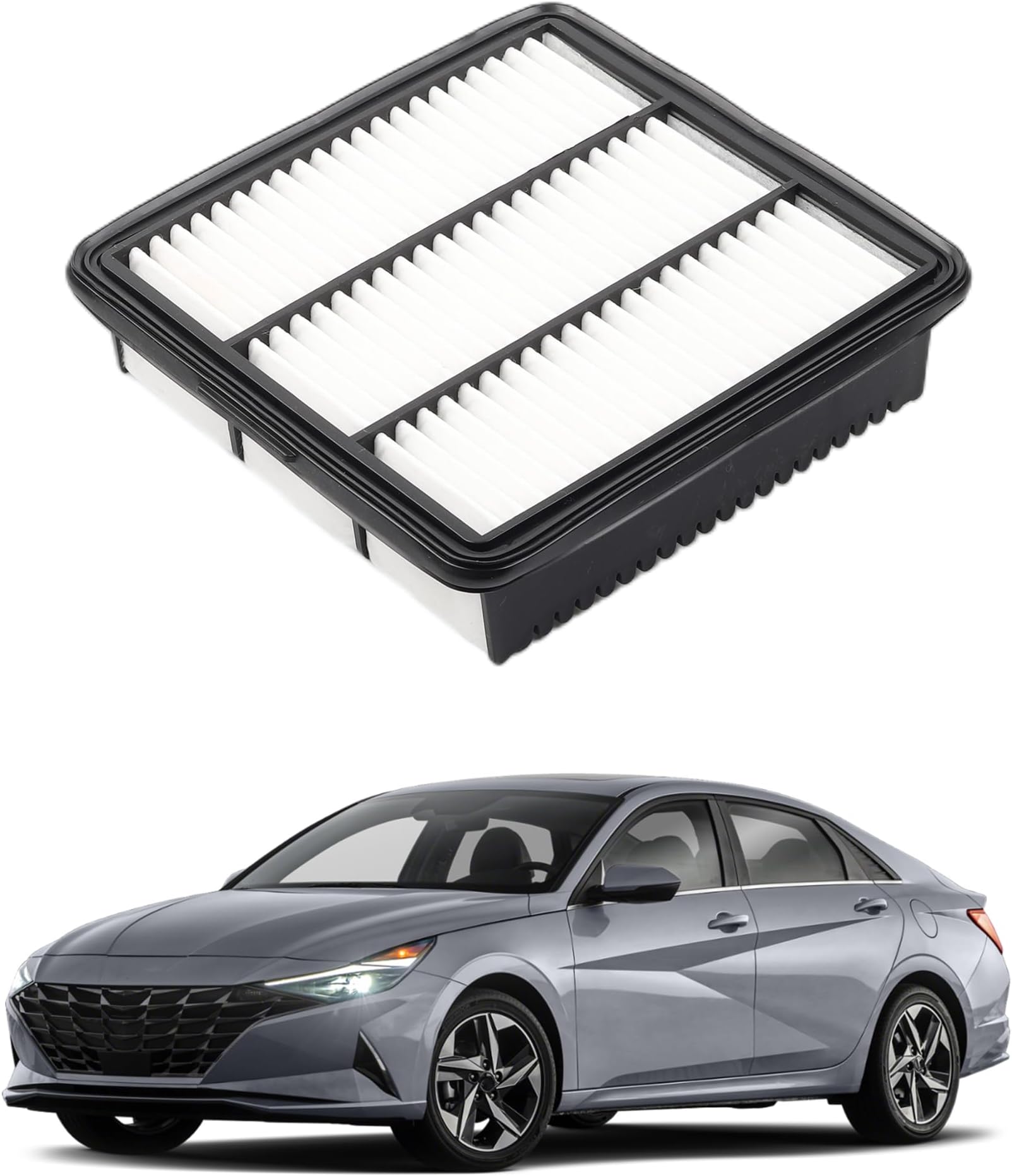 Amazon.com: QT35118 ENGINE AIR FILTER for Hyundai Kona (2024),Elantra ...