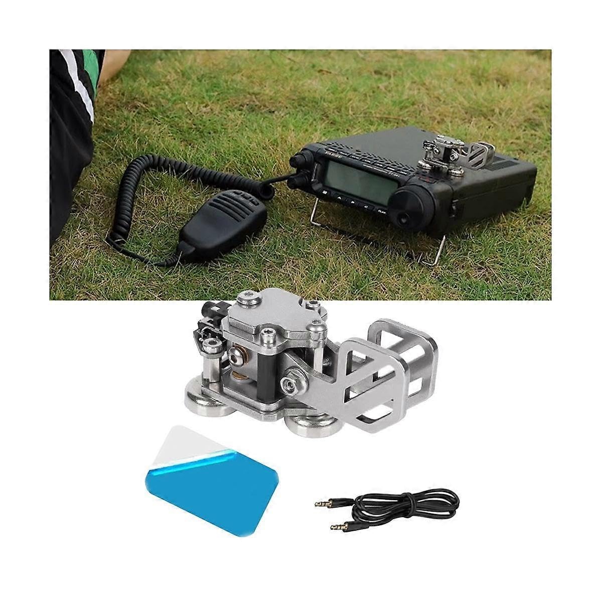 CW Morse Code Keys Automatyczne radio HAM Send Telegram Podwójne wiosło z korpusem ze stali nierdzewnej Trzy N