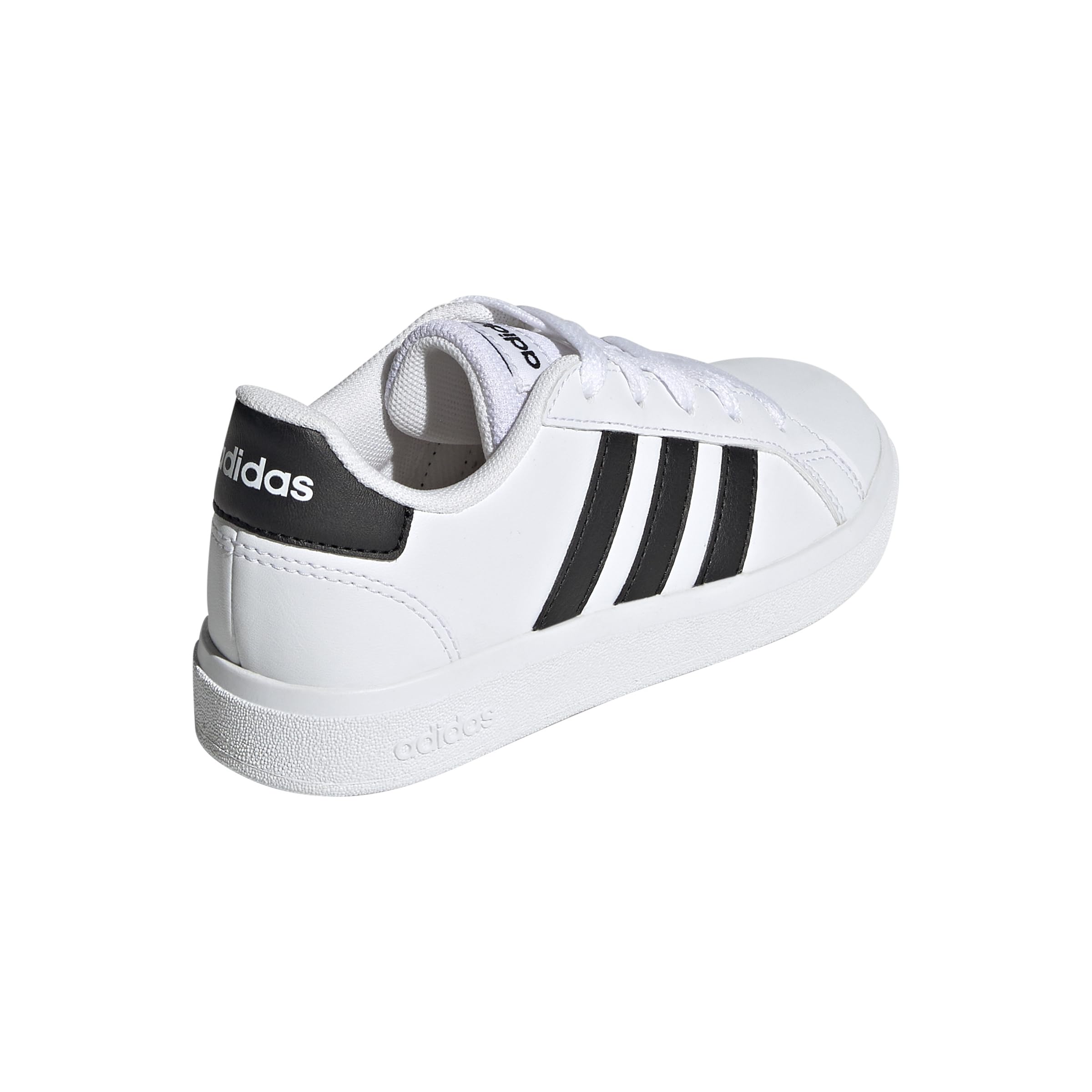 adidas Grand Court 2.0 Tennis Shoe, FTWR White/Core Black/Core Black, 6.5 US Unisex Big Kid