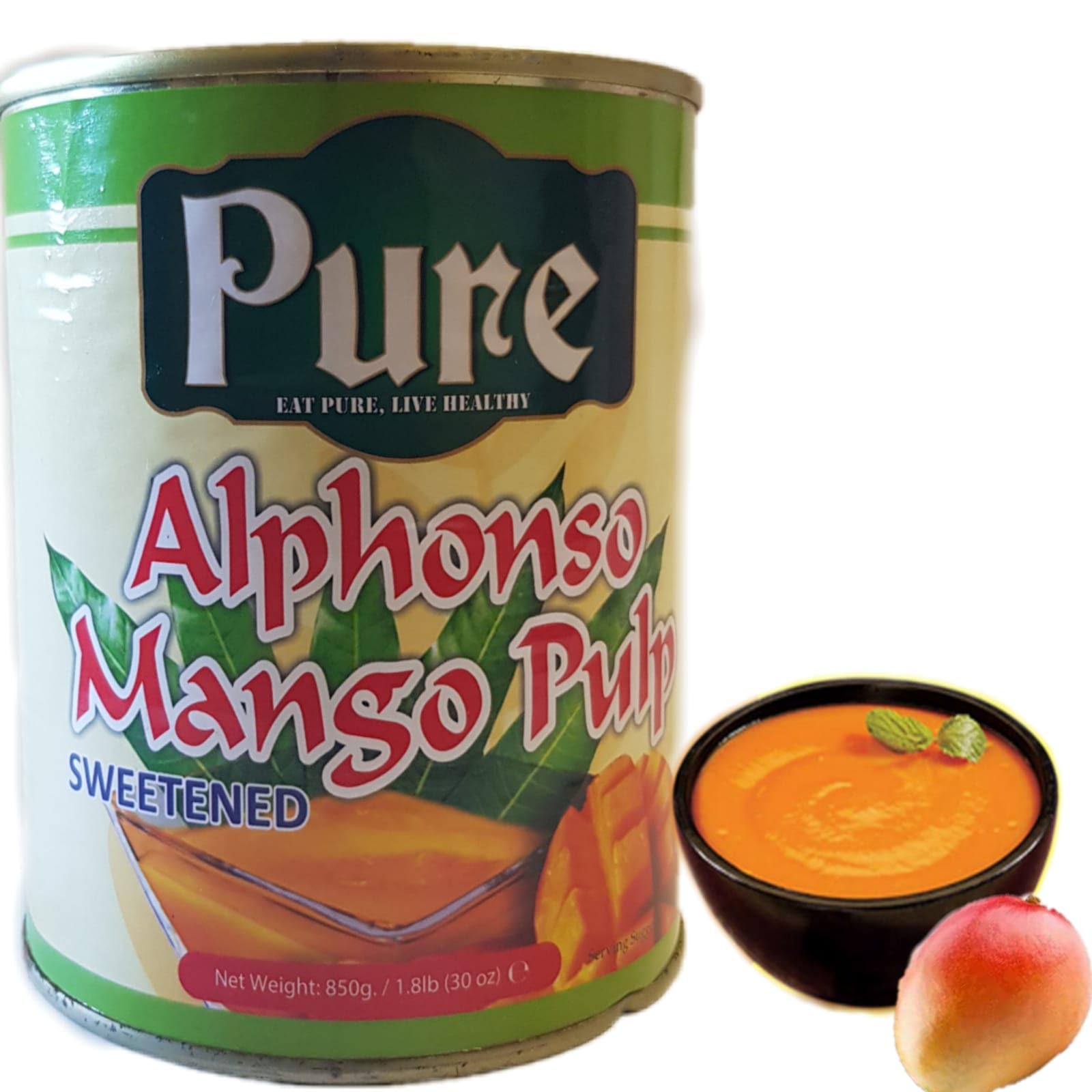 Alphanso Mango Pulp | Mango Puree| 850 gram