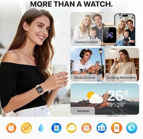 Miniatura 7 de Smart Watch for Women Men,(Answer/Make Call) 1.83'' Fitness Activity Tracker Smartwatch for Android iPhone iOS Compatible,IP68 Waterproof Step