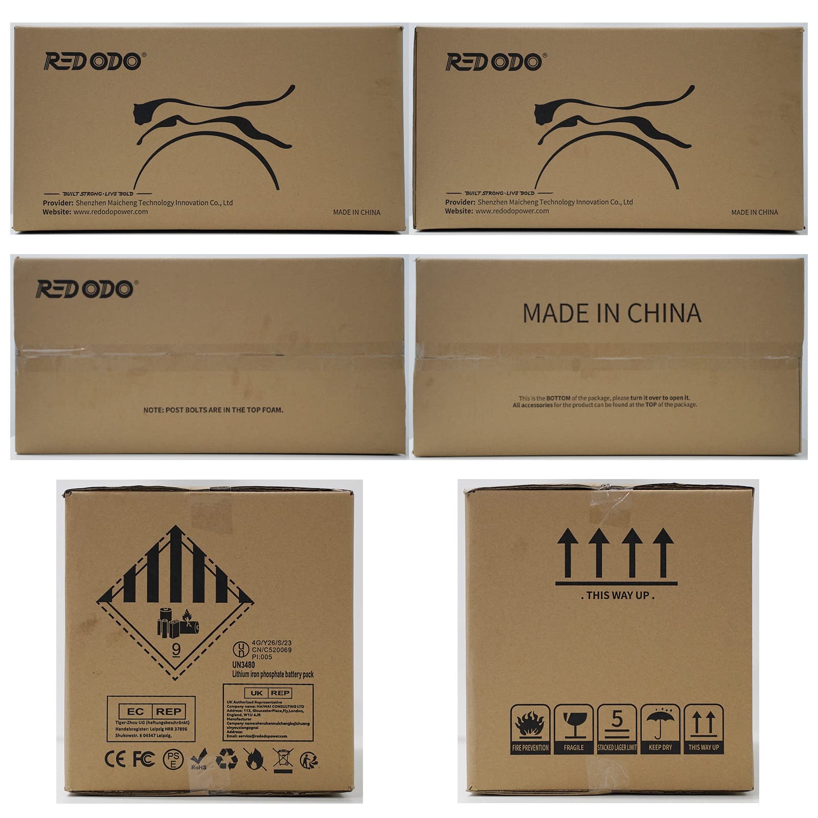 Redodo 14,6V 10A Lifepo4 Cargador de Batería para Baterías Litio Hierro Fosfato, Carga Rápida, Alta Eficiencia de Carga, Diseñado para Cargar Baterías LiFePO4 en Ciclo Profundo
