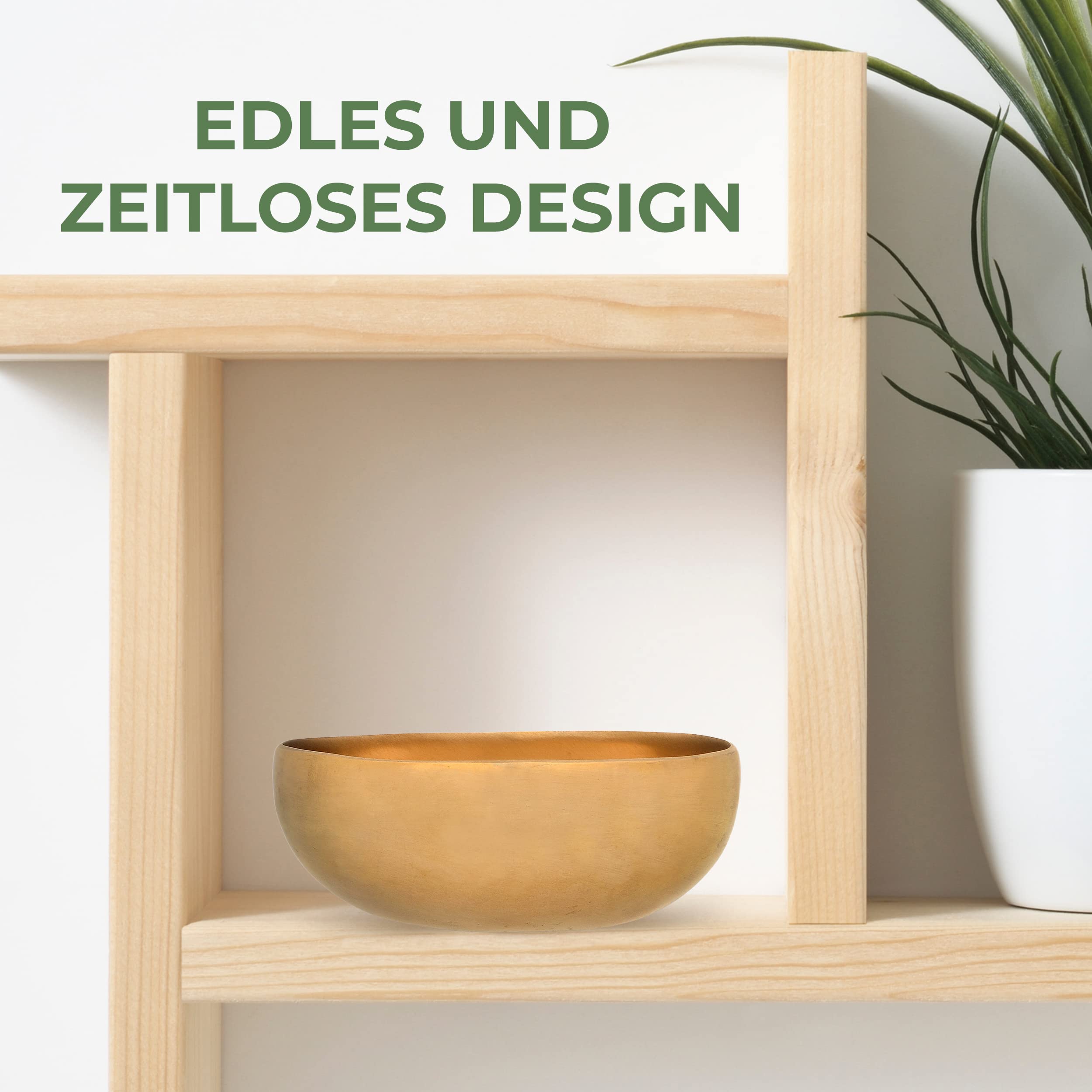MASSAGE-EXPERT Klangschalen Set für Einsteiger [3 x Tibetische Klangschale], Von Mini Ø 13,5 cm - hoher Ton bis Groß Ø 21,5 cm - tiefer Ton, Für Klangmassage, Entspannung & Yoga