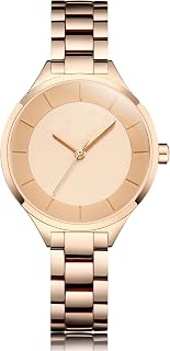 Armbanduhr Damen Analoge Quarzuhr Minimalistische Runde Legierungs Bügel Damenuhr Elagant Weibliche Design Einfach Klein Klassisch Uhr für Frau Silber Weiß