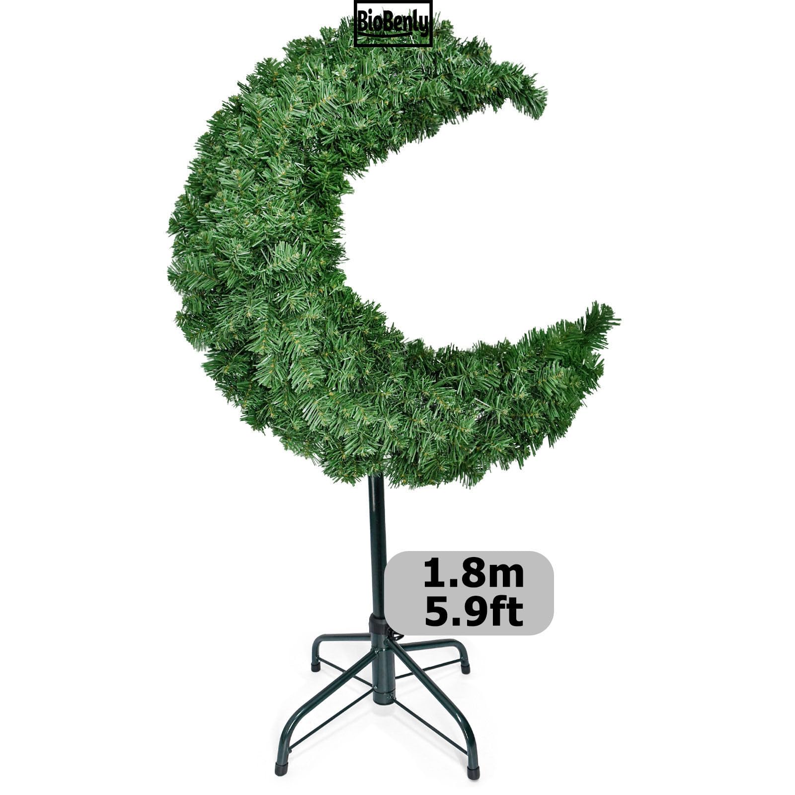 Sponsored Ad – Eid Moon Tree Artificial Trees Home Garden Living Room Decor Star Tree Ramadan Home Kitchen Festival Party Decoration (L180-1)