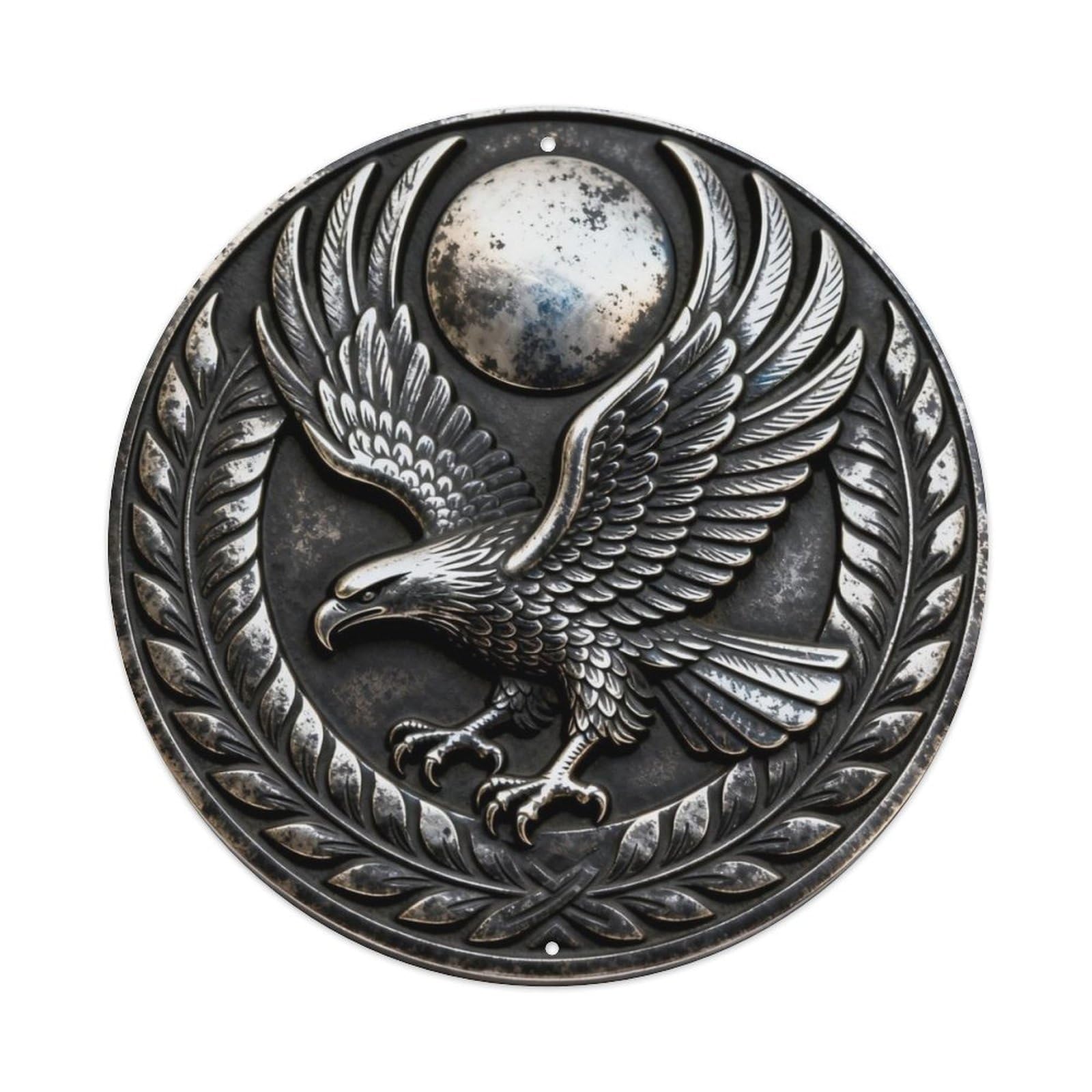 Japan Komatsumaru Eagle Crest Metal Tin Sign Plaque