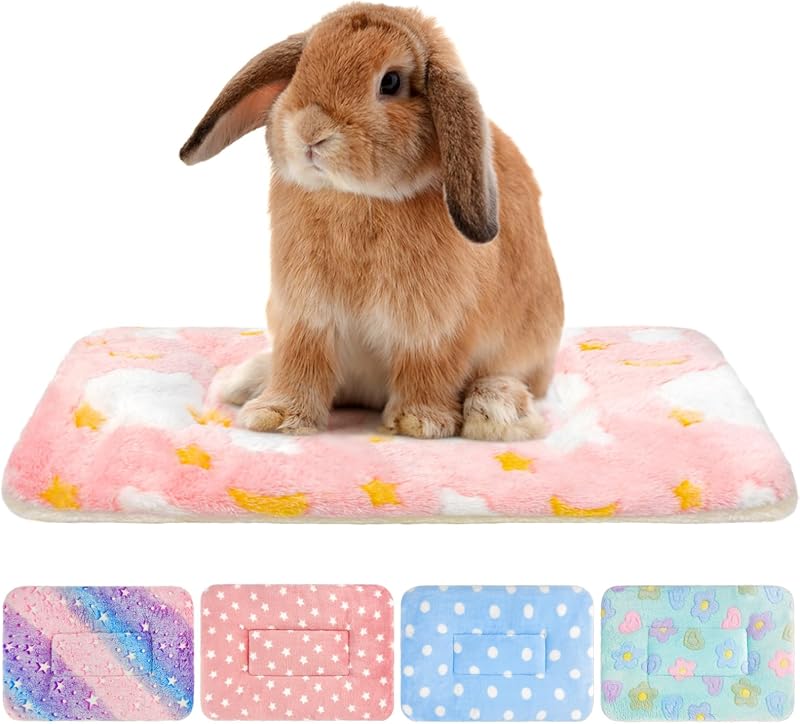 Cama de tecido macio para pequenos animais Tierecare, manta ou forro lavável, 35 x 27 cm, pacote com 5