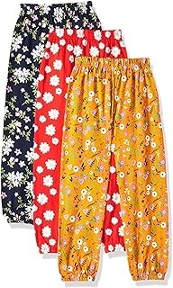 T2F Girl's Cotton Regular Fit Printed Track Pant (Pack of 3) Price In India
