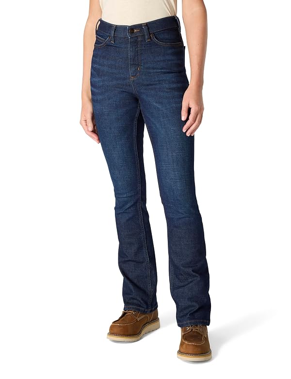 Carhartt Women's Tiller High Rise Bootcut Jeans - Performance Fit Stretch Denim by Carhartt - Used condition - US$52.47