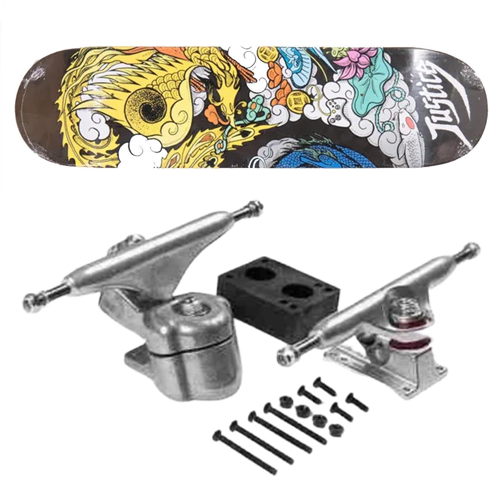 Ensemble de camions de skateboard – Base adaptateur arrière de planche de