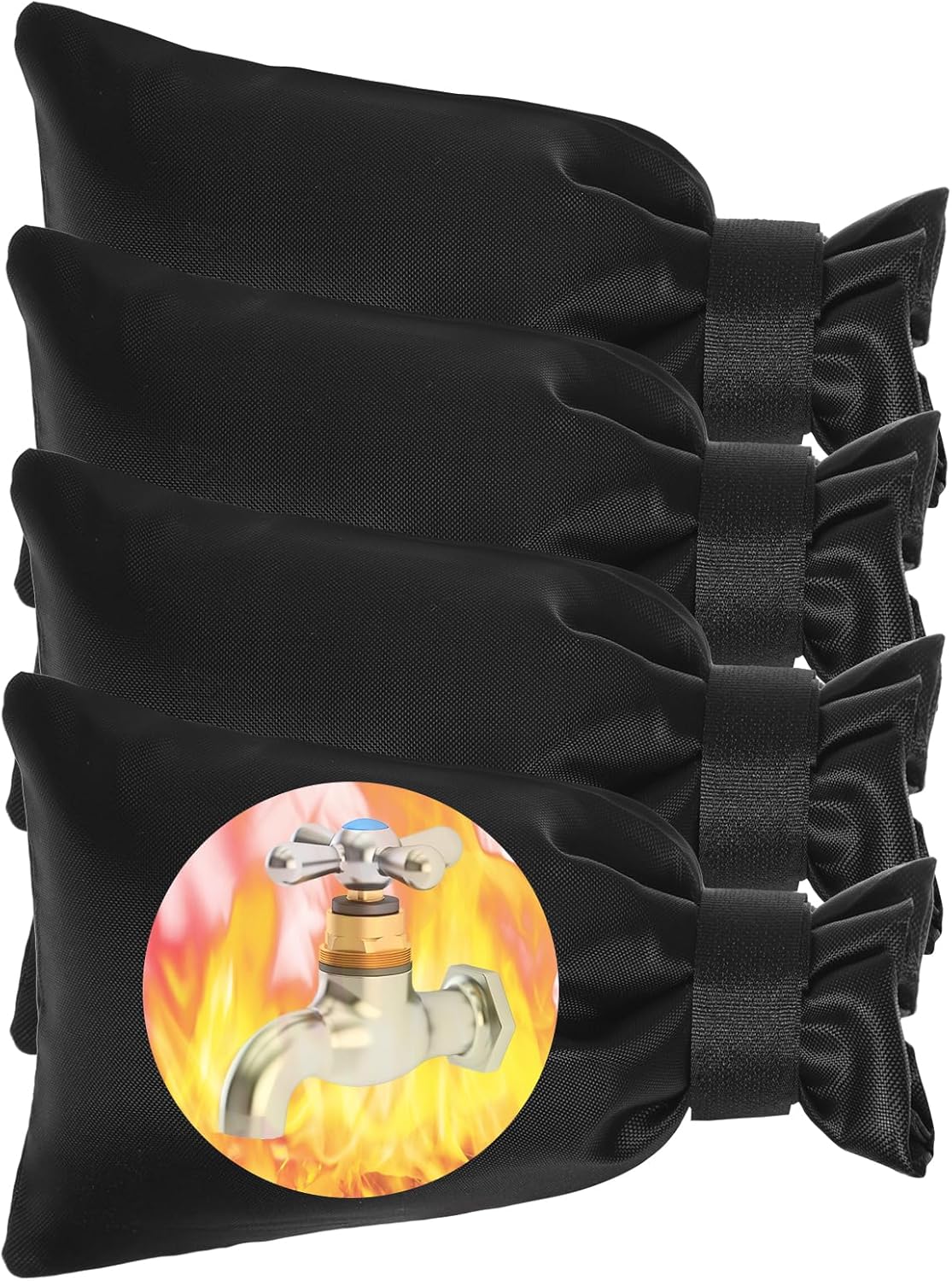 4 Pack Spigot Covers Winter Insulated, Hose Cover Socks