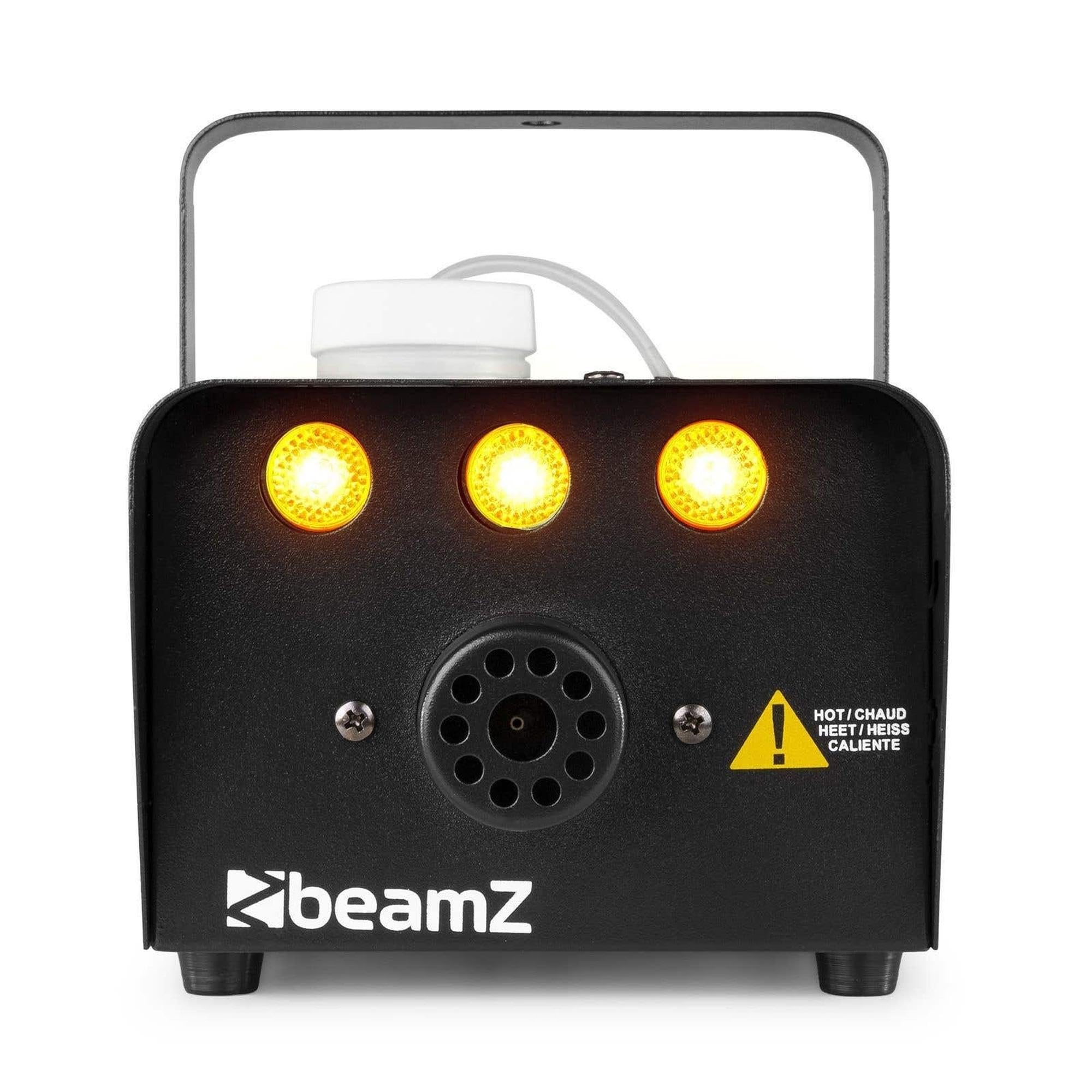 BeamZ S700-LED Nebelmaschine mit LED Flammeneffekt 700 Watt, Fogger, Party Rauchmaschine, Fog Machine, Kabelfernbedienung, Disco Partynebel für DJs, Hauspartys, Hochzeiten, Veranstaltungen