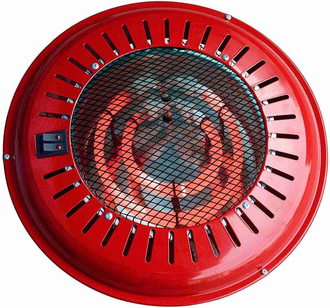 Home Brasero Eléctrico, Rojo, 800W, One Size UBOON