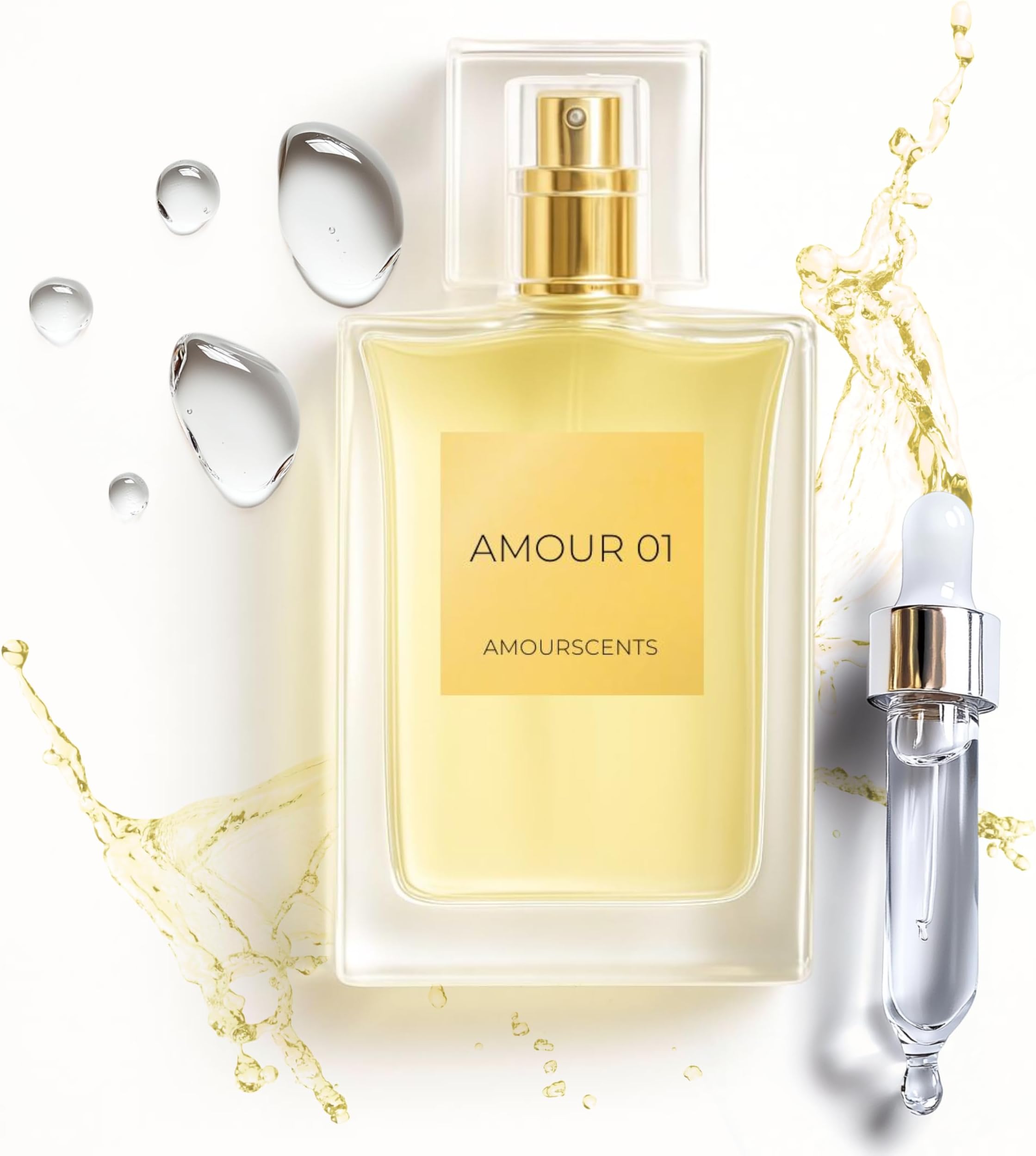 Amour Scents Amour 01 - Inspired Alternative Perfume Extrait De Parfum - Long Lasting Fragrance For Men & Women, Ideal for Everyday Casual & Luxury Scent (50ml)