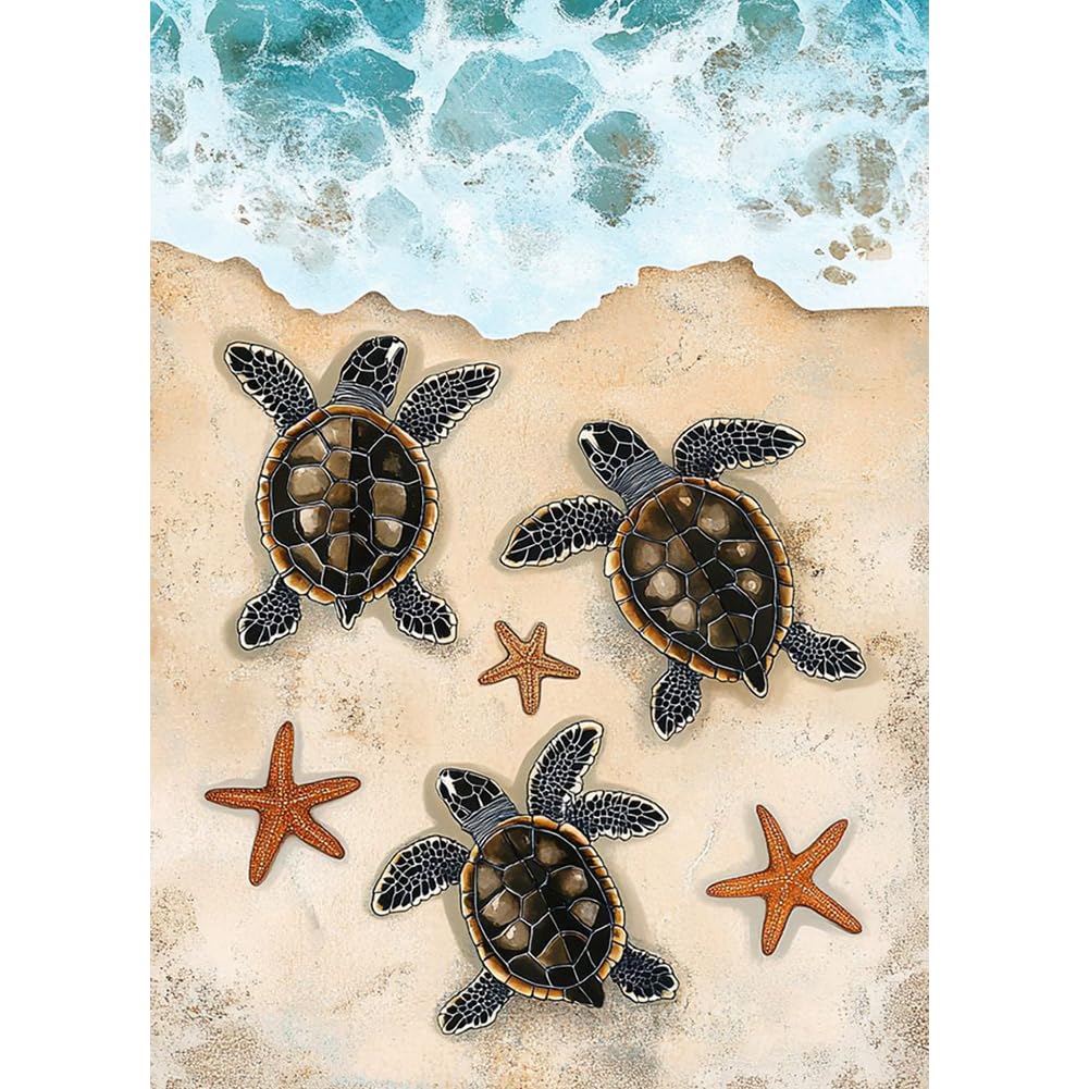 Photo 1 of SJUTOUCI Sea Turtle Diamond Painting Kit