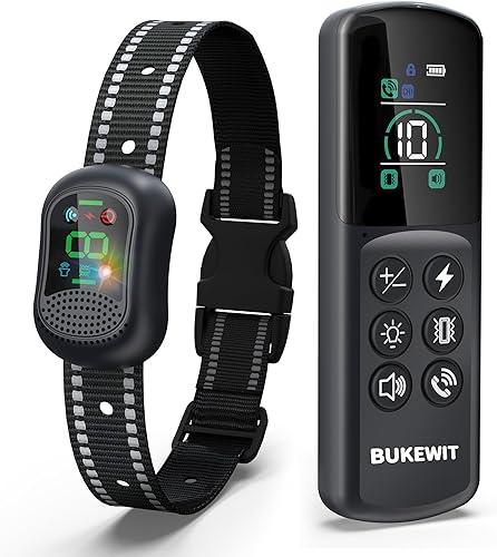 Dog Shock Collar - 4900FT Dog Training Collar with Remote, IP67 Waterproof Elect