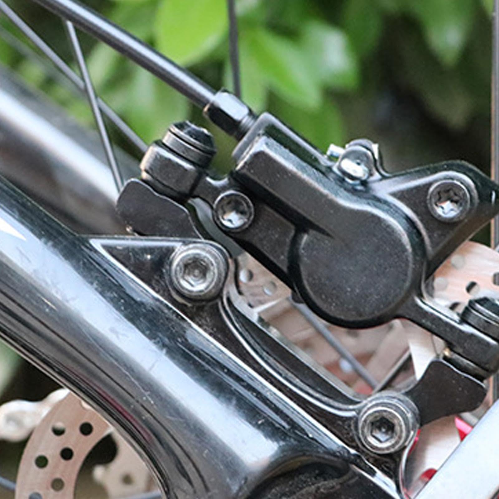 Freno De Disco Hidráulico - Freno De Disco Para Bicicleta | Kit De Frenos De Bicicleta De Conducción De Doble Pistón Con Palancas De 3 Dedos, Aleación De Aluminio Para Patinete Eléctrico Con Palanca D